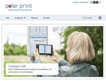 Tablet Screenshot of polarprint.se